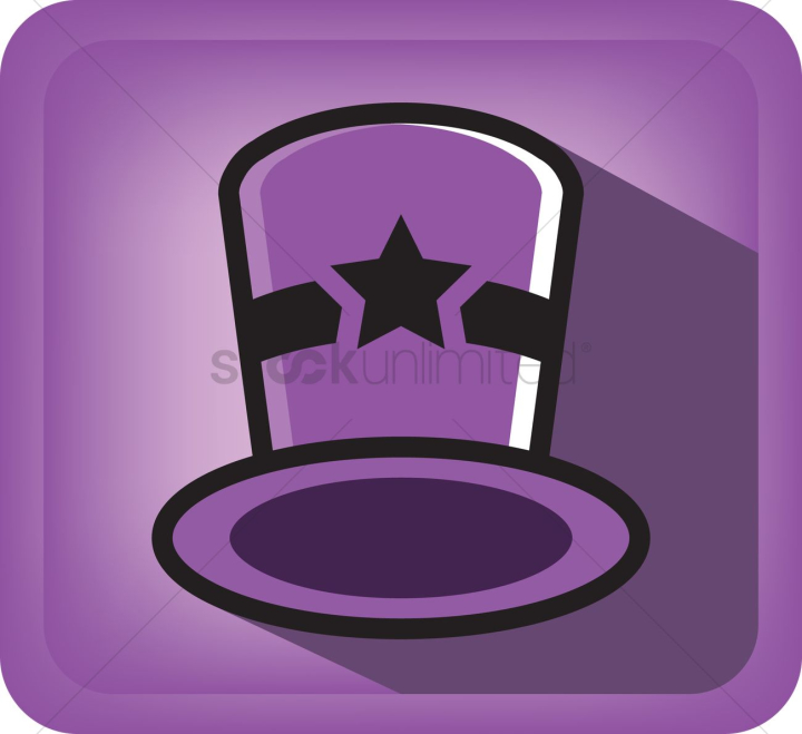 icon,icons,hat,hats,outerwear,clothing,clothings,top,tops,top hat,magician,magicians,enchanter,sorcerer,human,people,person,magic,magics,performer,performers,entertainer,show hat,headgear,headgears,top hat,purple,star,stars