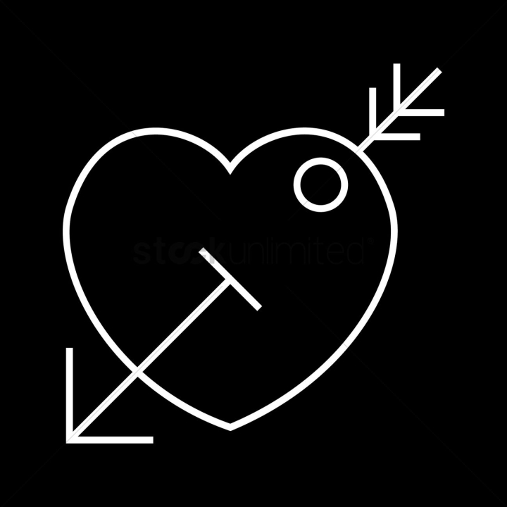 arrow,arrows,heart,hearts,pierced,love,emotion,emotions,in love,infatuation