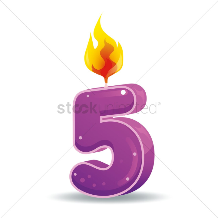 candle,candles,lit,flame,flames,burn,burns,fire,fires,wax,number,numbers,digit,digits,5,five