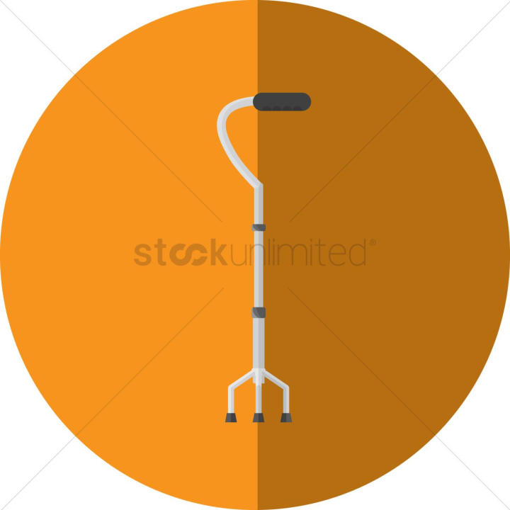 icon,icons,walking stick,support,supports,medical,healthcare,disability,disabilities,handicapped,disable,assistance,assist,assisting,clipart,cliparts,clip art,orange