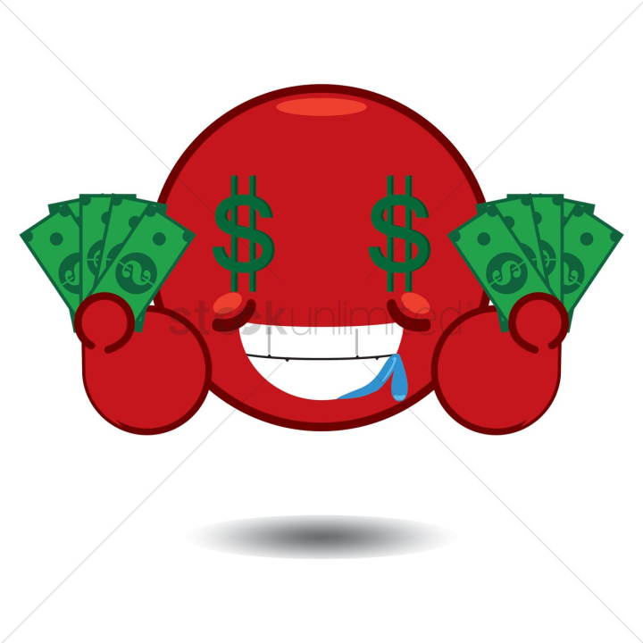 character,characters,smiley,emoticon,dollar sign,holding,holdings,money,materialistic,rich,riches,wealth,drool