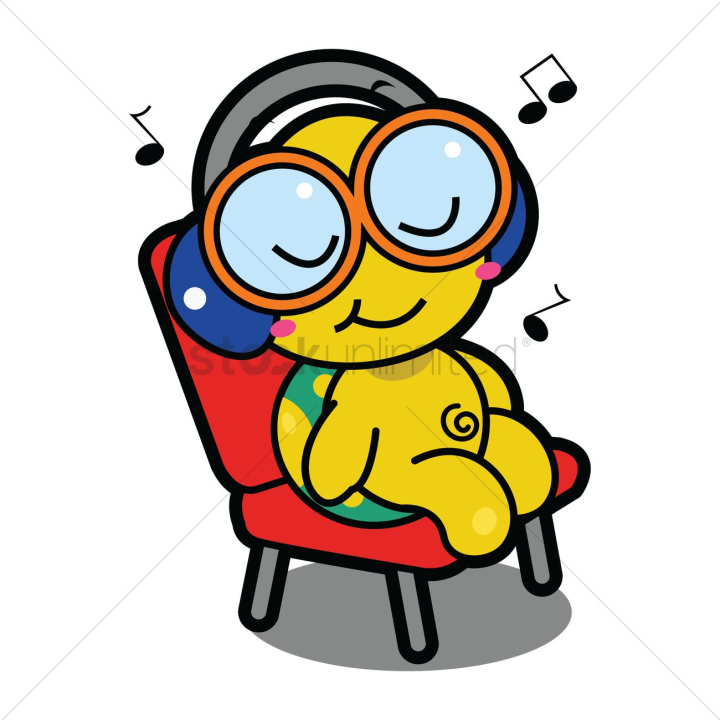 character,characters,cartoon,cute,adorable,tortoise,tortoises,animal,animals,reptile,reptiles,listening,hearing,music,head phones,notes,note,chair,chairs,relax,relaxing,relaxation,isolated