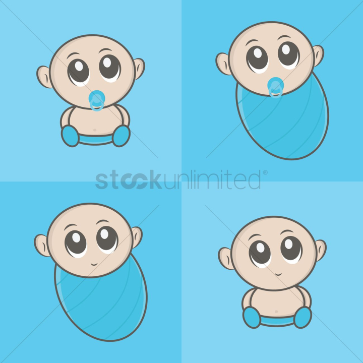 icon,set,newborn,baby,diaper,kid,boy,pacifier,sitting,wrapped,swaddling,blanket,collection,collections,sets,compilation,compilations