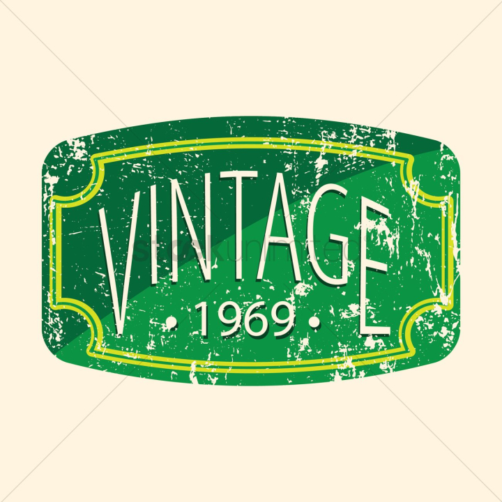 vintage,retro,grunge,label,labels,year,years,green