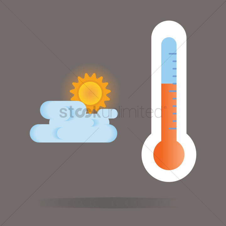 sunny weather climate summer temperature thermometer hot high