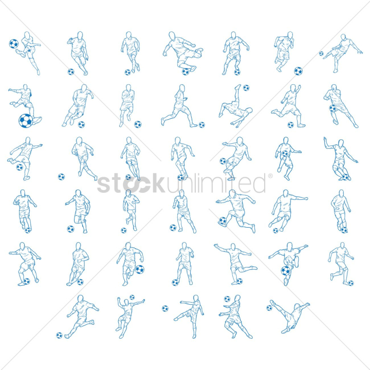 Drawing Football Player: Over 24,190 Royalty-Free Licensable Stock Vectors  & Vector Art | Shutterstock