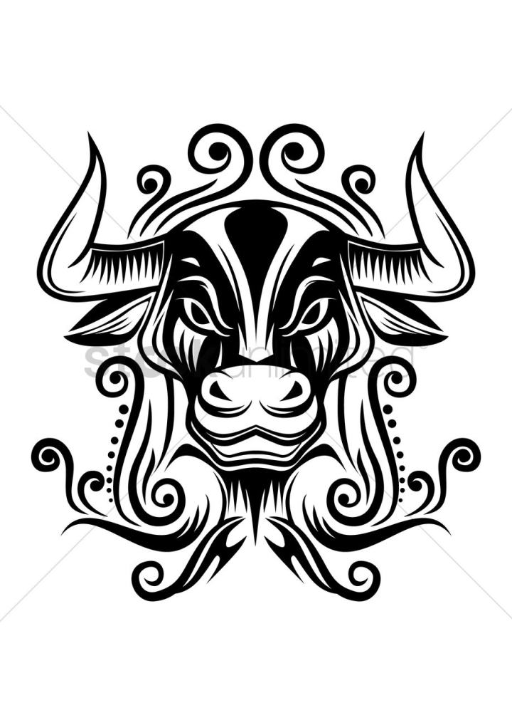 art,design,designs,tattoo,tattoos,artistic,creative,tribal tattoo,ornate,bull,bulls,animal,animals,mammal,mammals
