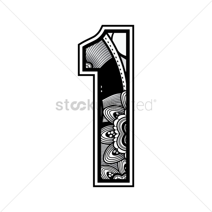 Number Drawing Stock Illustration Download Image Now Number 1, Single  Object, Number IStock | lupon.gov.ph