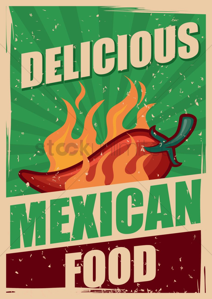 vintage mexican food posters