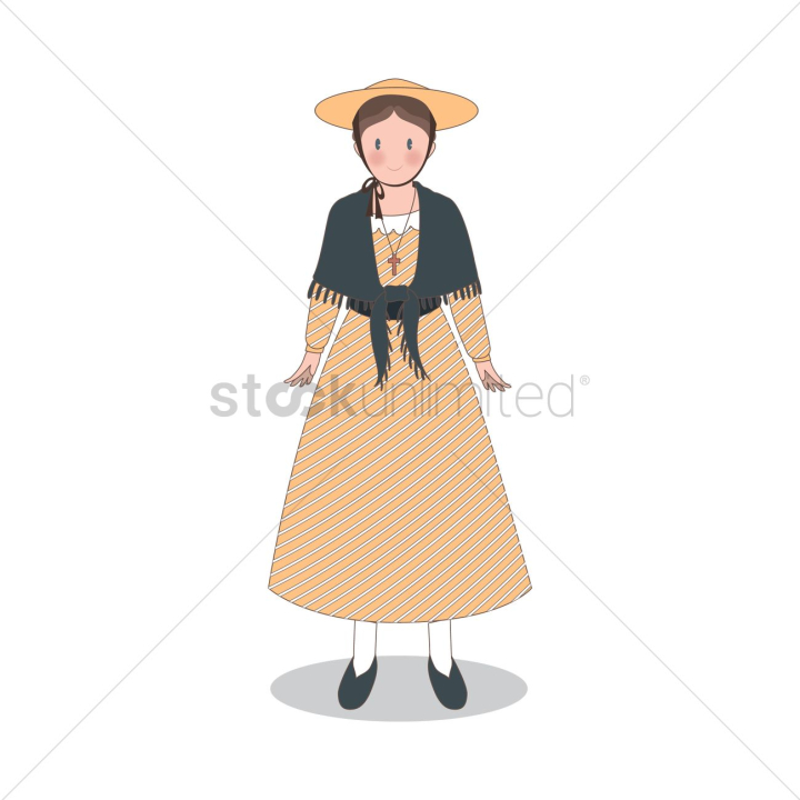 traditional dress of french