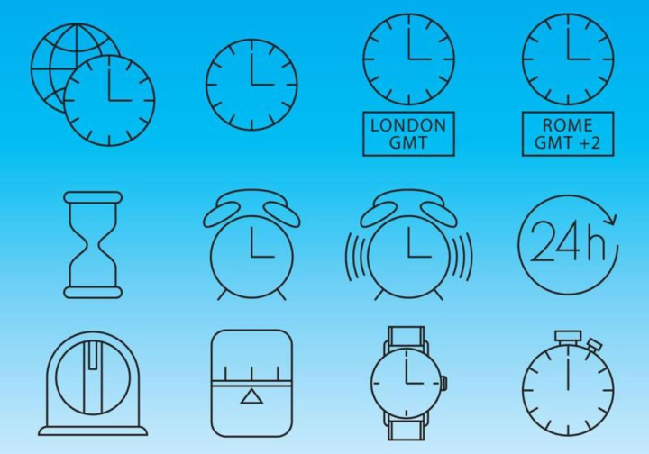 Clock, timer, shapes, Shaped, square, time icon