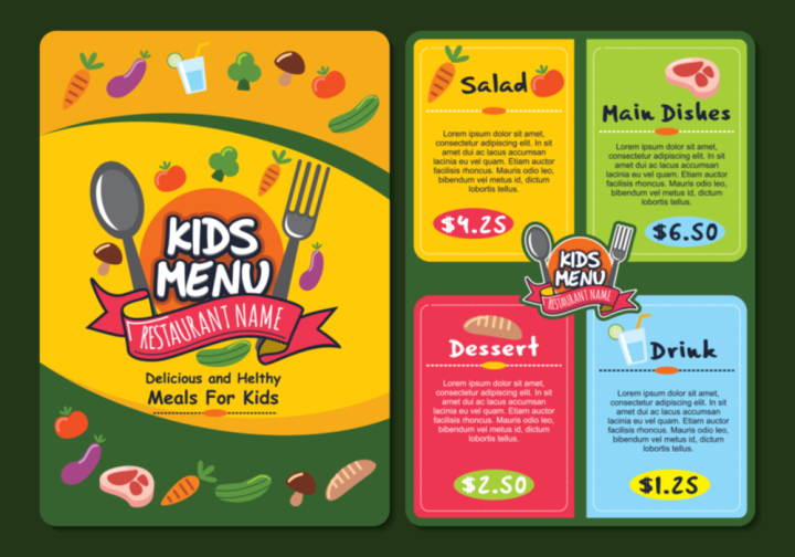 kids,menu,border,food,cute,vector,voucher,flyer,cover,poster,background,chef,eat,frame,design,drinks,meal,cafe,baby concept,template,breakfast,brochure,restaurant,grill,graphic,vegetables,illustration,place,healthy,lunch
