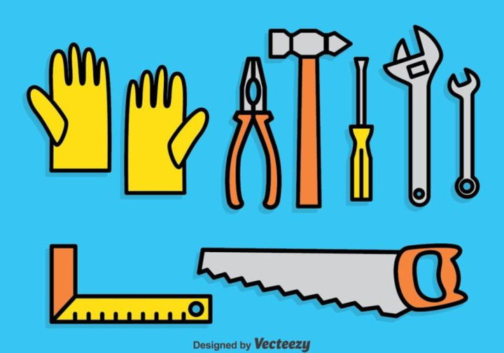 work,tool,toolbox,hand tool,wrench,monkey wrench,repair,construction,hummer,glove,saw,hammer,equipment,screwdriver,spanner,icon,industry,symbol,pliers,hardware,illustration,set,drill,flat,vector,metal,screw,collection,mechanic,sign