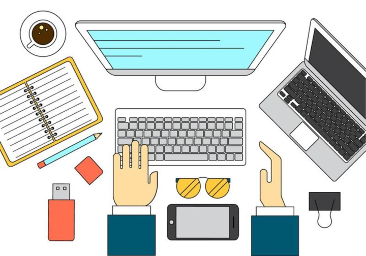 desk,top,office,view,flat,table,work,laptop,business,workplace,background,illustration,workspace,modern,coffee,computer,desktop,concept,equipment,keyboard,icon,diary,cup,digital,pen,design,vector,designer,web,management
