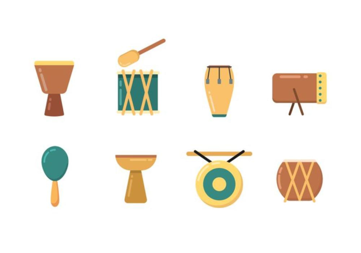djembe,gong,instrument,music,drum,stick,musical,equipment,tools,traditional,maracas,band,musician,icon,flat,percussion,sound,ethnic,culture,african,entertainment,wood,festival,rhythm,bongo,africa,illustration,play,symbol,concert