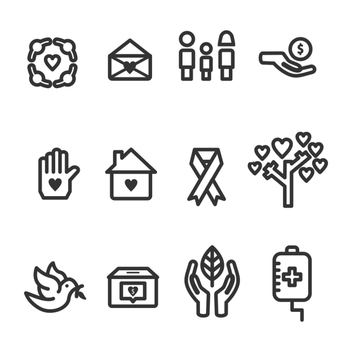 kindness,symbol,vector,icon,illustration,set,hand,design,heart,love,isolated,concept,help,graphic,sign,charity,people,pictogram,social,care,silhouette,line,support,friendship,health,donation,donate,human,kind,healing hands