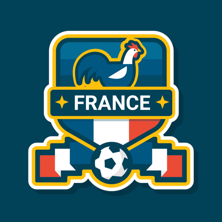 France Football Team Logo Embroidery File Design Pattern Dst Pes Jef Exp