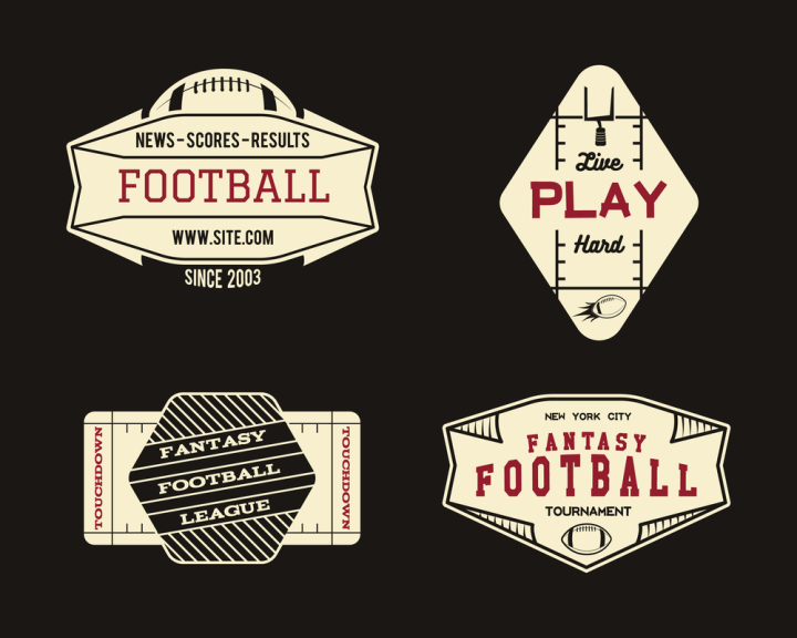 American Football Touch Down - T-shirt Design