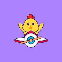 cartoon,cute,happy,chicken,fly,female,professional,flying,work,aircraft,airplane,pilot,plane,male,commercial,transport,airline,transportation,air,airport,control,navigation,flight,journey,jet,interior,fauna,aviation,training,captain,vecteezy