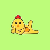 cartoon,cute,happy,chicken,down,background,summer,people,home,health,white,body,life,garden,outdoor,healthy,pose,relax,park,back,isolated,rest,lifestyle,resting,young,sleep,position,happiness,fauna,floor,vecteezy