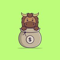 cartoon,green,cute,black,icons,sign,background,cash,money,bull,symbol,design,character,illustration,design elements,work,coin,objects,bank,bag,buy,dollar,tax,mascot,financial,content,finance,flat design,concept,currency,vecteezy