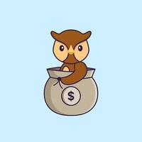 cartoon,green,cute,black,bird,icons,sign,background,cash,money,owl,symbol,design,design elements,work,coin,objects,bank,bag,buy,dollar,tax,wildlife,financial,content,finance,flat design,concept,currency,isolated,vecteezy