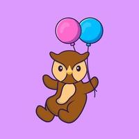 holiday,cute,happy,gift,ribbon,toys,bird,background,fly,color,owl,design,birthday,party,flying,balloon,event,freedom,celebrate,celebration,wildlife,air,adventure,carnival,surprise,anniversary,day,concept,isolated,vacation,vecteezy