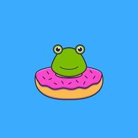 green,cute,pink,candy,background,delicious,color,food,design,party,cafe,white,frog,dessert,collection,round,sweet,icing,cake,breakfast,chocolate,celebration,eat,cream,amphibian,isolated,bakery,sugar,donut,tasty,vecteezy