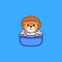 cartoon,happy,woman,background,lion,bubble,female,shower,home,health,water,body,person,boy,child,clean,healthy,wildlife,soap,relax,beauty,care,wash,skin,bathroom,bathtub,isolated,lifestyle,young,mammals,vecteezy