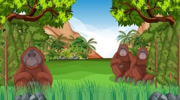nature,cartoon,tree,green,cute,africa,background,animals,natural,ecology,african,illustration,eps,creature,tropical,jungle,horizontal,branch,collection,objects,scenery,group,blank,scene,action,land,wooden,environment,alive,adventure,vecteezy