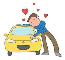 car,cartoon,hand drawn,happy,new,draw,auto,art,people,automobile,character,vehicle,clipart,illustration,drawing,male,transport,hug,automotive,outline,buy,sale,transportation,dream,client,success,lifestyle,purchase,service,smiling,vecteezy