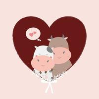 cartoon,cute,happy,card,heart,background,cow,art,design,creative,illustration,pretty,couple,two,romantic,celebration,friendship,emotions,relationship,connection,date,february,love,beautiful,greeting,colorful,vector,animals,valentine,romance,vecteezy