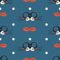 seamless pattern cute cartoon cat. for kids wallpaper, fabric