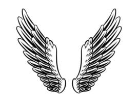 Free: Illustration of Bird Wings for branding element Free Vector ...