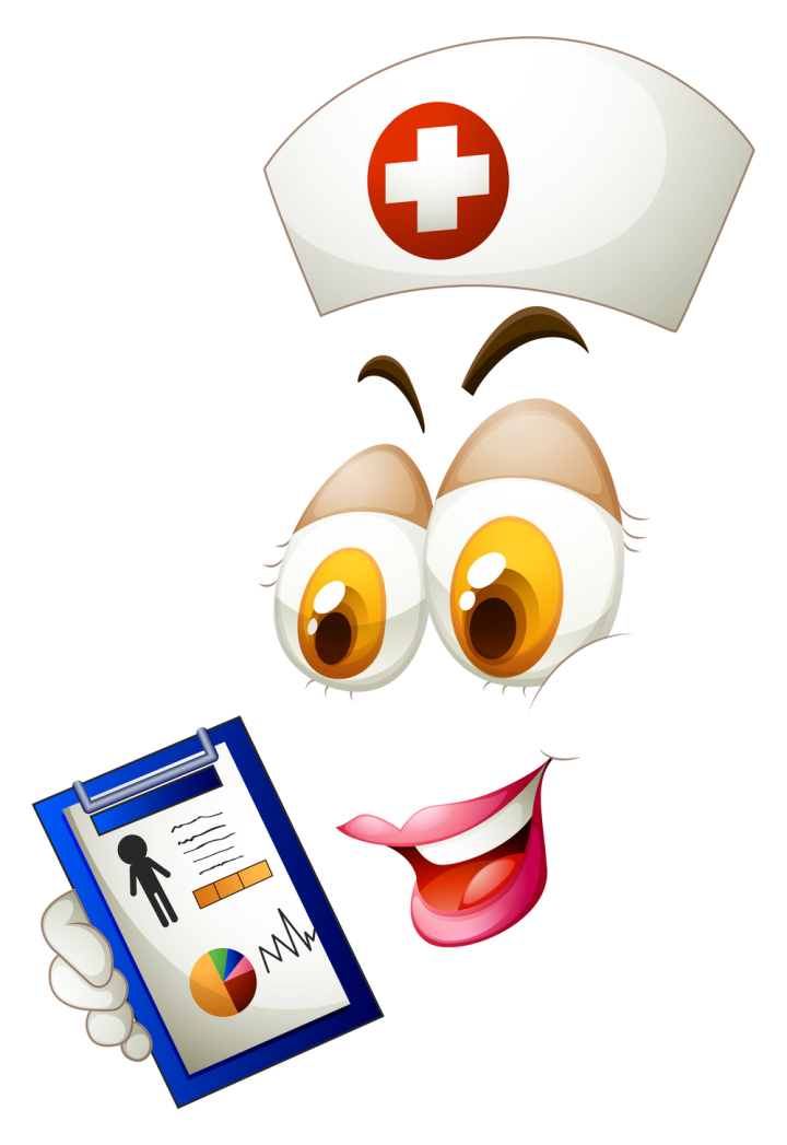 nurse,medial,hat,sign,symbol,graph,human,face,head,beautiful,smiling,happy,facial expression,emotion,gesture,feeling,lipstick,infographic,occupation,illustration,graphic,picture,clipart,clip-art,clip,art,background,drawing,image,cartoon