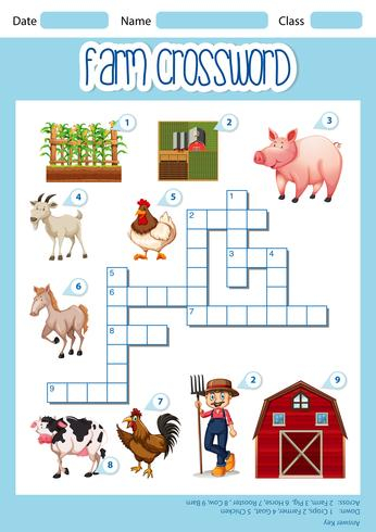 Free: A Farm crossword concept nohat cc
