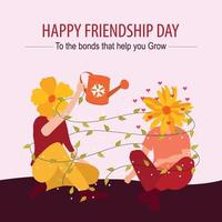 Free: Poster of International Friendship Day Free Vector 