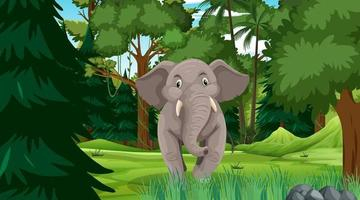 nature,cartoon,tree,green,cute,forest,africa,animals,elephant,color,landscape,ecology,safari,creature,tropical,jungle,horizontal,branch,collection,objects,scenery,wood,group,blank,scene,land,wooden,environment,alive,adventure,vecteezy