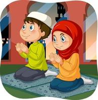 human,cartoon,cute,girl,kids,female,art,people,character,clipart,clip,illustration,eps,children,drawing,male,boy,islam,culture,praying,family,religious,clip art,living,muslim,uniform,young,islamic,siblings,bother,vecteezy