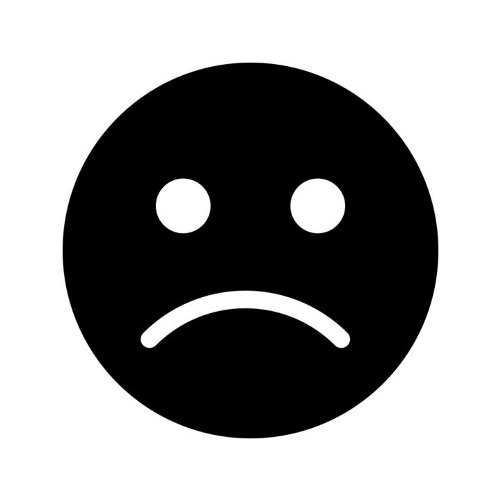 Free: Sad Emoticon Vector Icon - nohat.cc