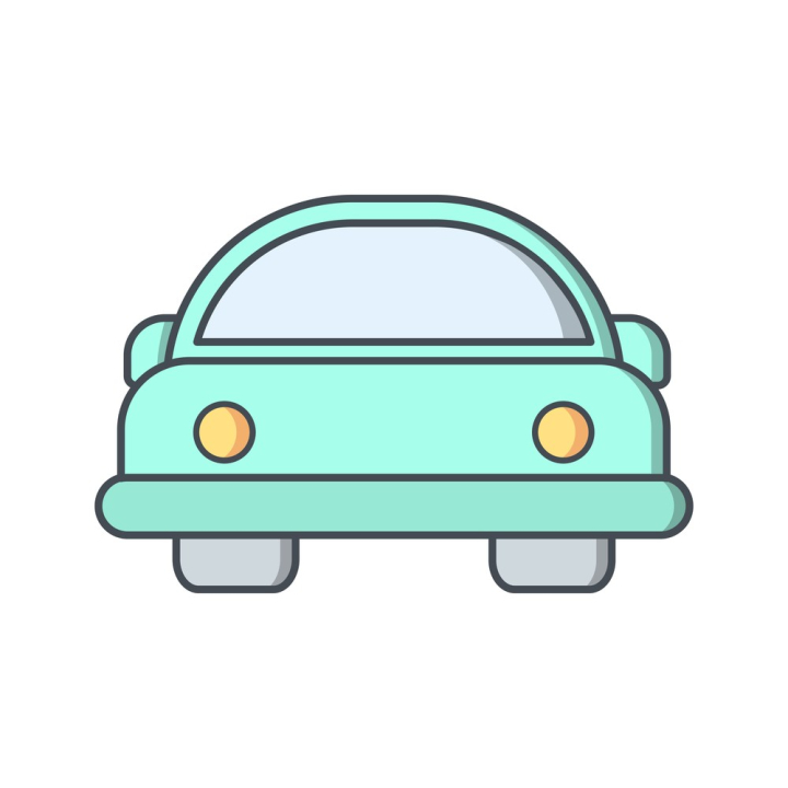 Free: Cartoon car Vector Icon 