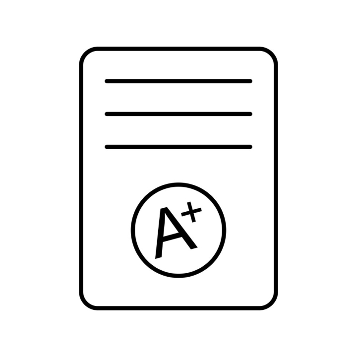 a+,grade,result card,exam,a+ icon,grade icon,result card icon,exam icon,vector,illustration,design,sign,symbol,graphic,line,linear,outline,flat,glyph,graduation,graduation icon,icon,diploma,degree,diploma icon,degree icon,graduate,graduate icon,certification,certification icon