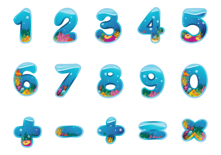 illustration,graphic,drawing,cartoon,color,colorful,isolated,white,background,numbers,sign,set,plus,font,art,child,icon,symbol,learn,study,school,style,one,two,three,four,five,six,seven,eight