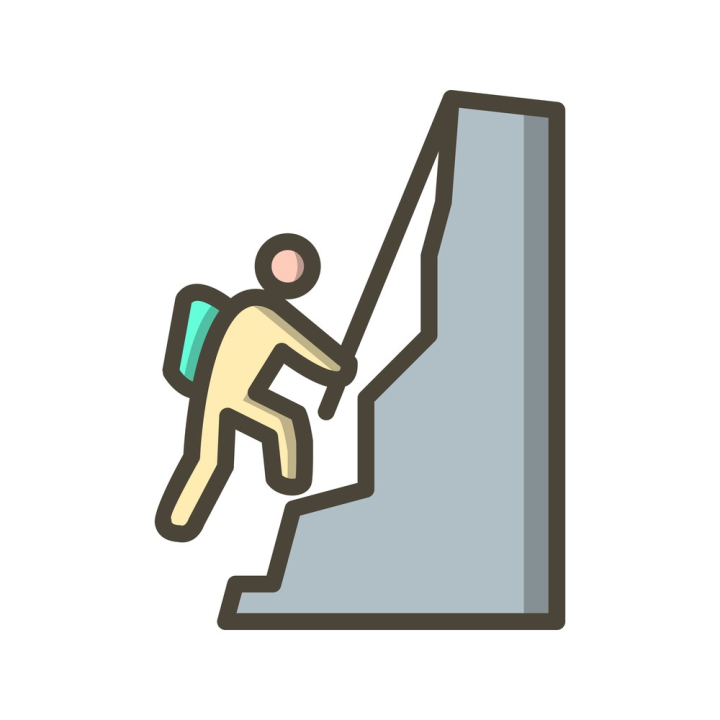 climbing icon,climber icon,rock icon,mountain icon,climbing,climber,rock,mountain,icon,vector,illustration,design,sign,symbol,graphic,line,linear,outline,flat,glyph,sport,adventure,extreme,climb,equipment,alpinist,outdoor,mountaineering,rope,man