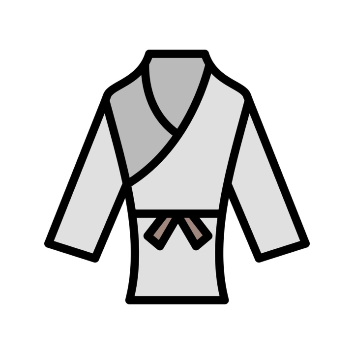 Free: Karate Icon Vector Illustration 