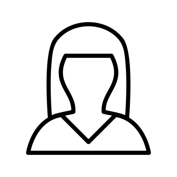 Free: Female Avatar Icon Vector Illustration 