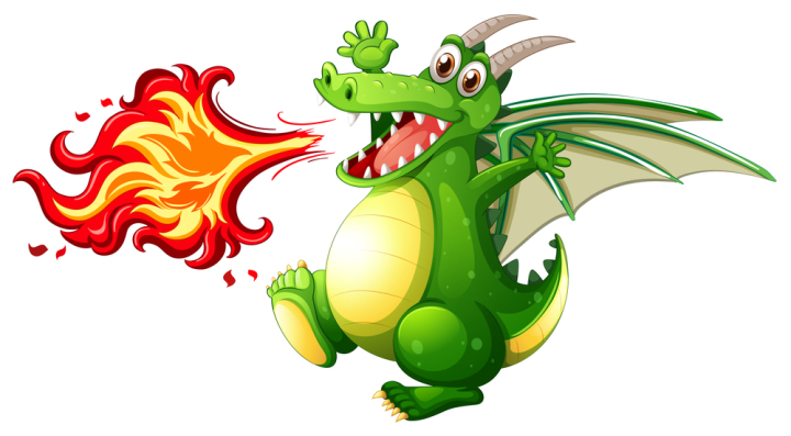 dragon,illustration,vector,animal,design,art,symbol,cartoon,monster,isolated,background,fantasy,graphic,icon,cute,drawing,character,reptile,wing,fly,green,fire,burn,flame,picture,clipart,clip-art,clip,image,hot