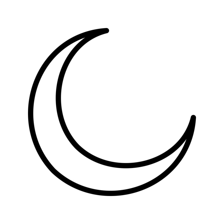 Free Moon Icon - Download in Flat Style