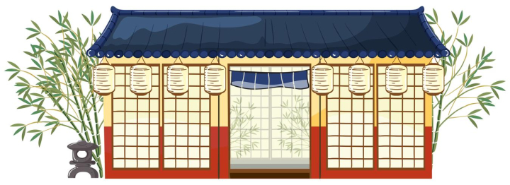 shop,onsen,restaurant,building,japanese,house,japan,traditional,vector,illustration,culture,asia,asian,oriental,design,symbol,architecture,east,decoration,isolated,bamboo,decorative,home,graphic,picture,clipart,clip,art,background,drawing