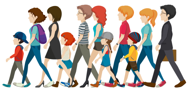 group,isolated,white,background,many,illustration,graphic,clipart,cartoon,girls,female,women,ladies,boys,male,men,gentlemen,humans,people,young,little,children,kids,teens,teenagers,teenage,faceless,face,less,empty
